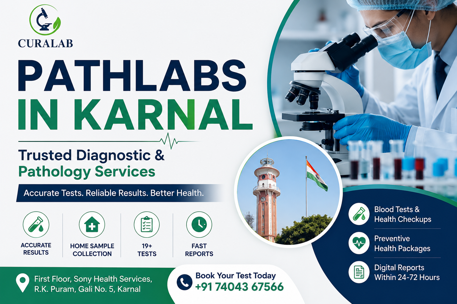 Pathlabs in Karnal