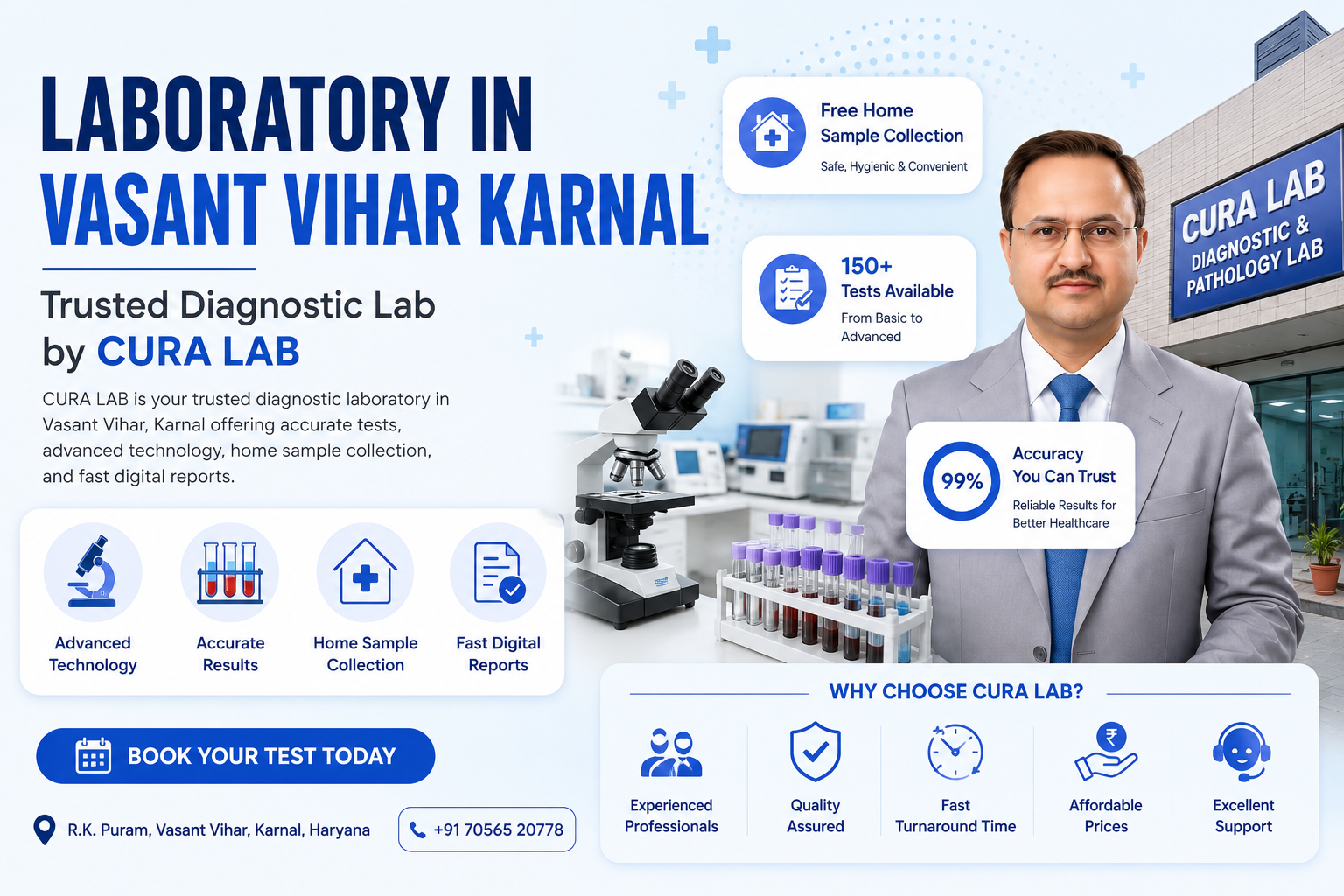 Laboratory in Vasant Vihar Karnal